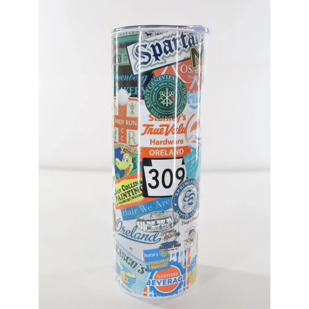 Stainless Steel Tumbler 20 oz Cup for Hot or Cold Random images